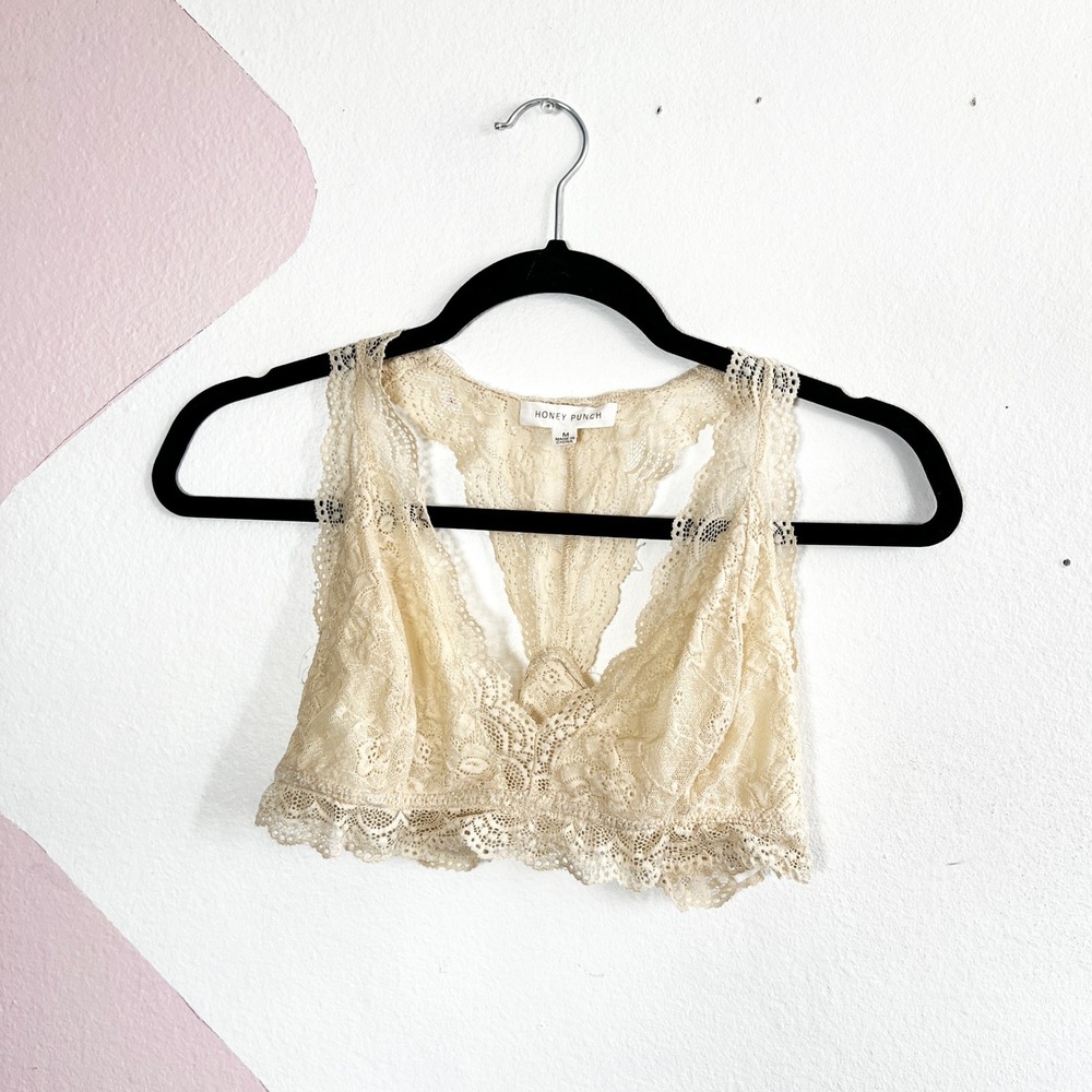 Lace Bralette Dainty Coquette Fairy Festival Coachella‎ Rave Medium